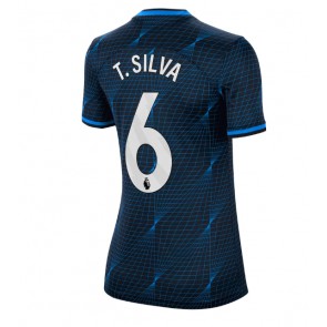 Chelsea Thiago Silva #6 Replica Away Stadium Shirt for Women 2023-24 Short Sleeve